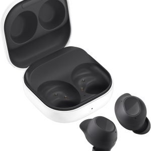 Samsung Galaxy Buds FE are designed for ultimate comfort and style. Featuring a sleek, ergonomic design, these wireless earbuds fit snugly in your ears, ensuring a secure and comfortable fit for long listening sessions. The new clear charging case adds a modern look to the overall aesthetic