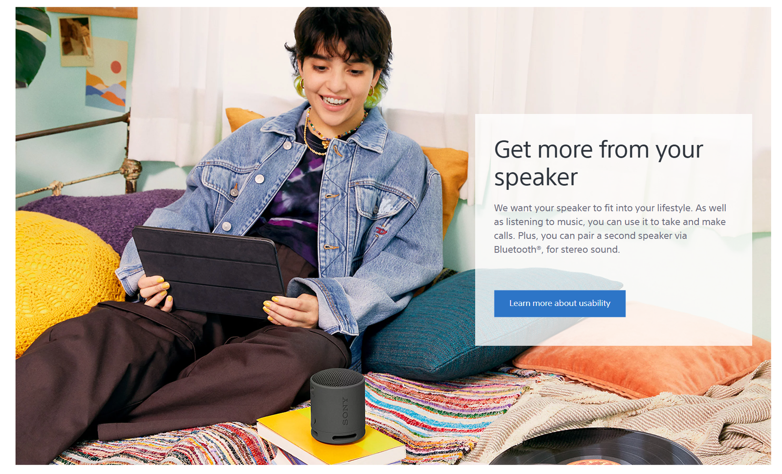 Sony SRS-XB100 Wireless Speaker is more than just a portable speaker; it's a testament to powerful sound, enduring design, and environmental consciousness, making it a superb choice for music lovers everywhere.