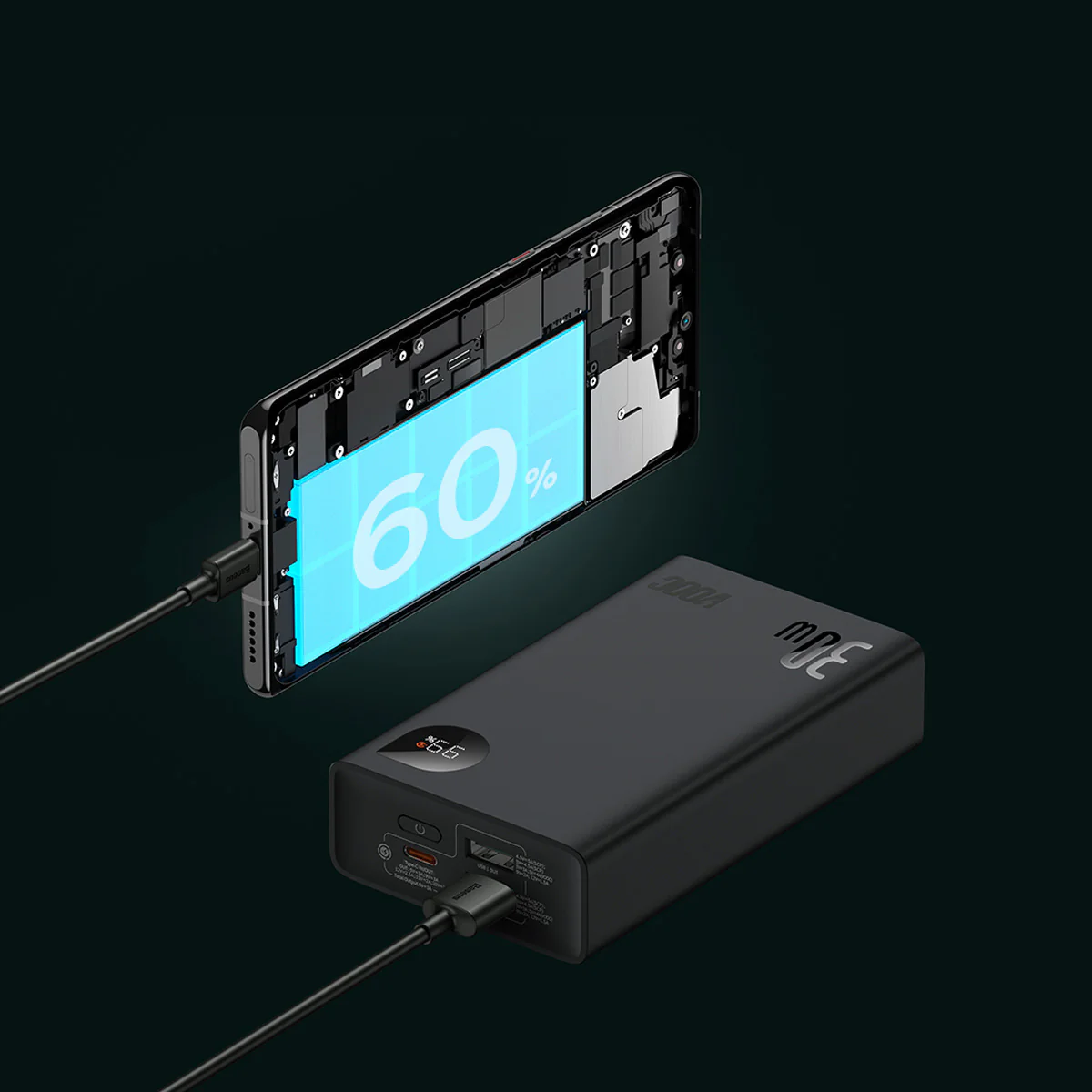 Baseus Adaman2 Power Bank 30W 20000mAh VOOC - Image 7